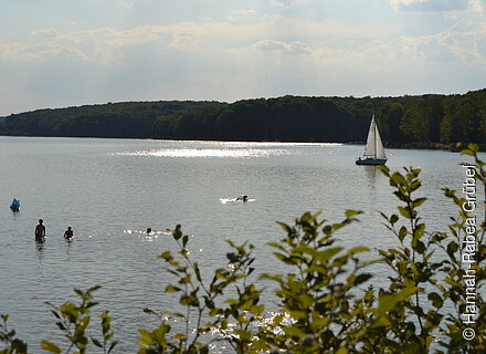 Ellertshäuser See in den Hassbergen (Hassberge)