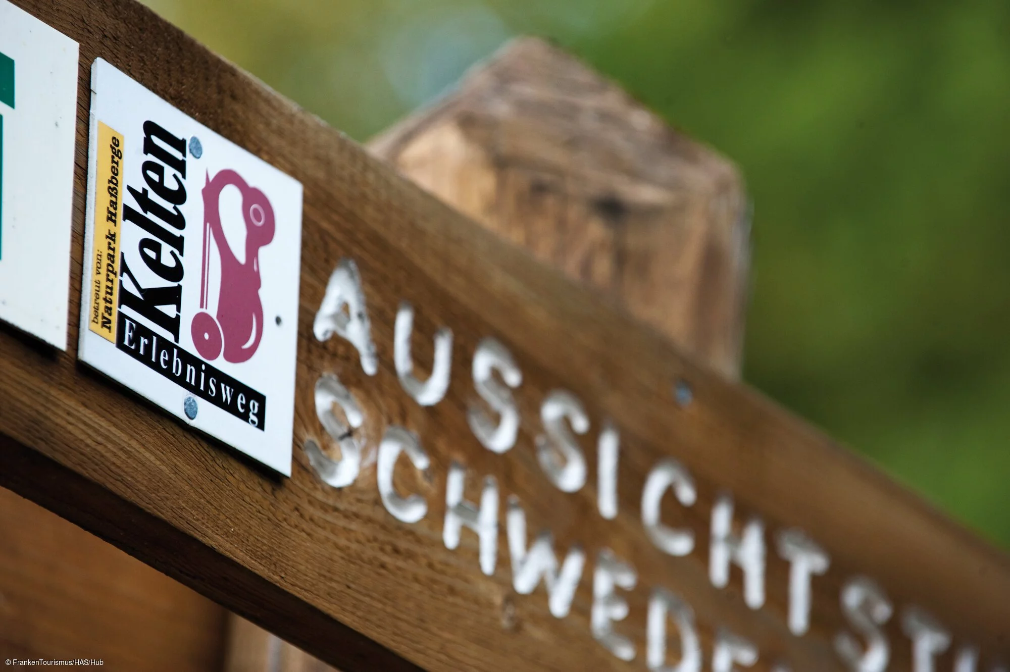 Hinweisschild Schwedenschanze
