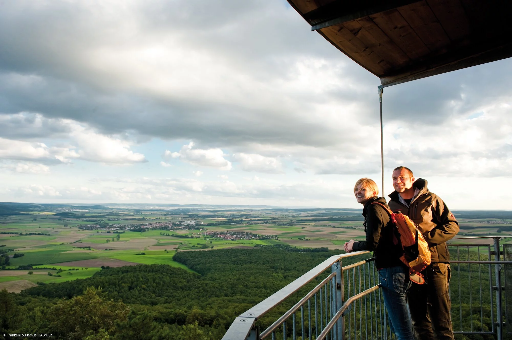Blick vom Aussichtsturm "Schwedenschanze"