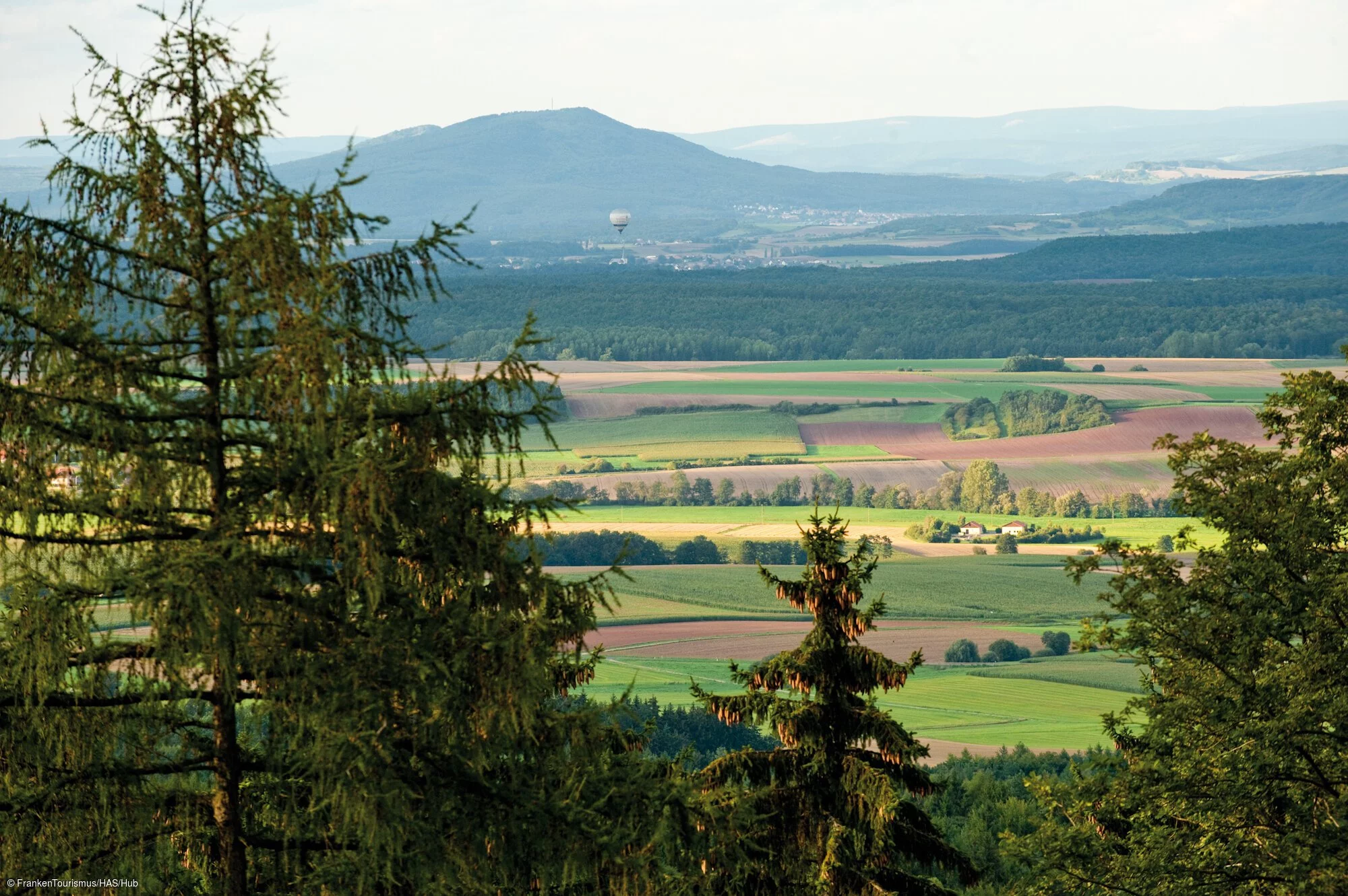 Blick vom Aussichtsturm "Schwedenschanze"