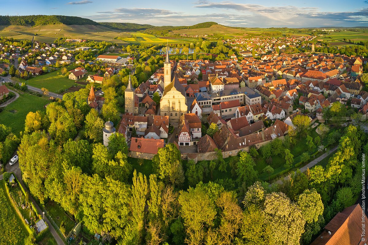 Iphofen, Kitzingen, Unterfranken, Franken, Bayern, Deutschland, Europa